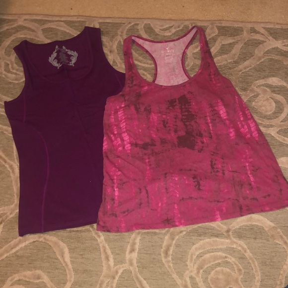 American Eagle Outfitters Tops - NWOT🌷AMERICAN EAGLE, DANSKIN🌷Bundle plum tanks